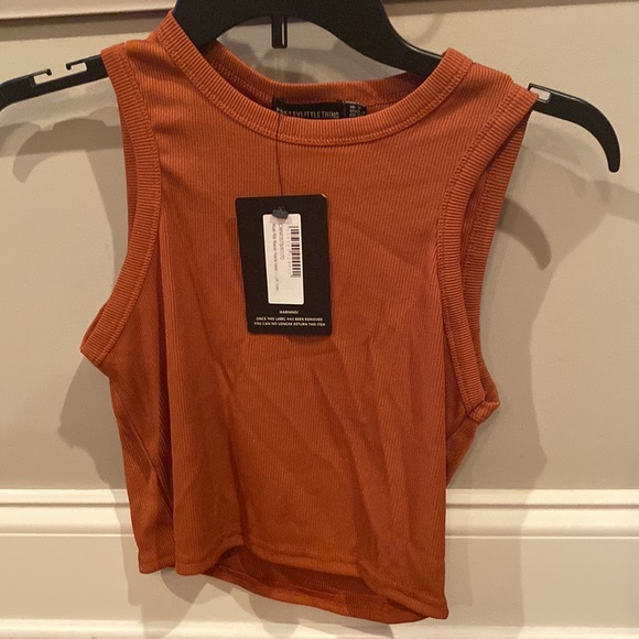 Rust Rib racer neck vest NWT - Picture 6 of 8